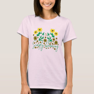 美しい水彩野草植物園 Tシャツ