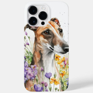 美しい水彩黄褐色ホワイトウィペット犬 Case-Mate iPhone 14 PRO MAXケース