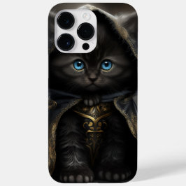 美しい水彩黒猫と金ゴールドベール Case-Mate iPhone 14 PRO MAXケース