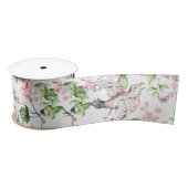 美しい水彩，手の絵を描自然シーン，t サテンリボン (リール)