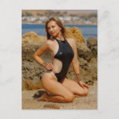 美しい水着模型 ポストカード (正面)