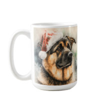 美しい水色のドイツの羊飼い犬