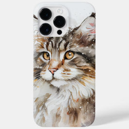 美しい水色のノルウェーの森の猫 Case-Mate iPhone 14 PRO MAXケース