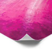 美しい水色のレインボーホース ポスター (角)