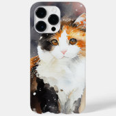 美しい水色の三毛猫 Case-Mate iPhoneケース (裏面)