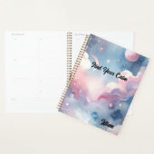 美しい水色の天体 プランナー手帳 (ディスプレー)