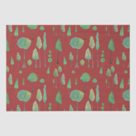 美しい水色の木 薄葉紙