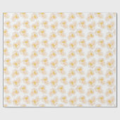 美しい水色の牡丹の花 ラッピングペーパー (フラット)