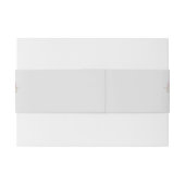 美しい水色の花 招待状ベリーバンド (裏面例)