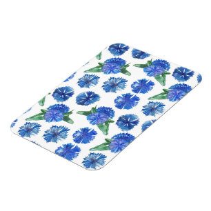 美しい水色の青いトウモロコシの花 マグネット