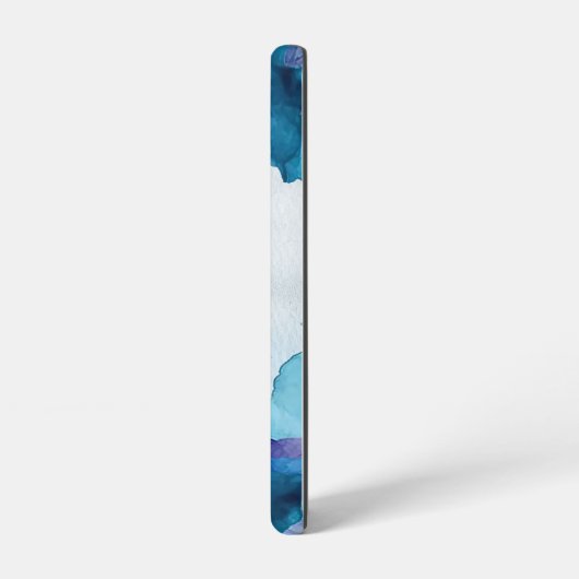 美しい水色の青とシアンの電話ケース SAMSUNG GALAXYケース (左側面)