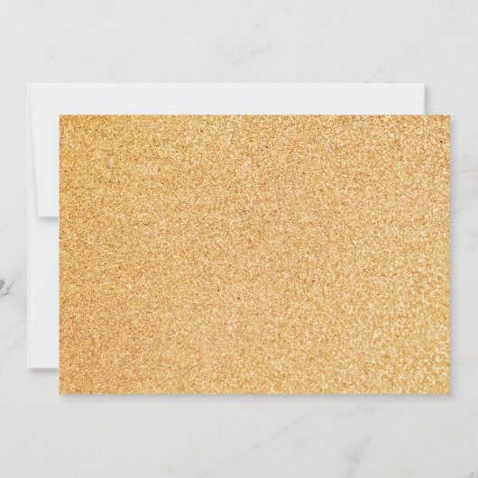 美しい水色クマ誕生日写真 招待状 (裏面)