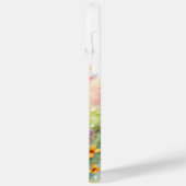 美しい水色タンホワイトスプリンガースパニエル犬 Case-Mate iPhoneケース (裏面 / 左)