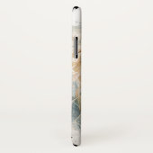 美しい水色ブラックホースiPhoneケース Case-Mate iPhoneケース (裏面/右)