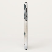 美しい水色ブラックホースiPhoneケース Case-Mate iPhoneケース (裏面/左)