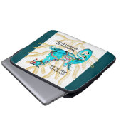 美しい水馬ノートパソ感動的ックケース ラップトップスリーブ (正面下部)