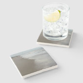 美しい波大理石コースター ストーンコースター (横)