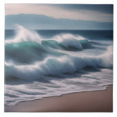 美しい波 タイル (正面)