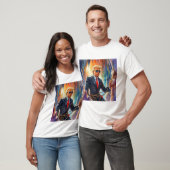 美しい洞窟の中で洞窟を掘る切り株MAGA Tシャツ (ユニセックス)
