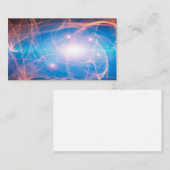 美しい流れる光の抽象芸術 名刺 (正面/裏面)