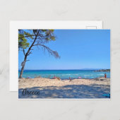 美しい海のギリシャはがき ポストカード (正面/裏面)