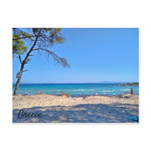 美しい海のギリシャはがき