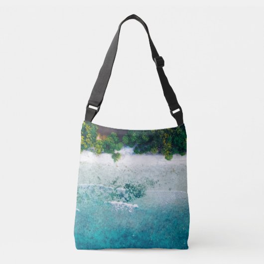 美しい海の動物 クロスボディバッグ (正面)