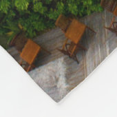 美しい海の動物 フリースブランケット (角)