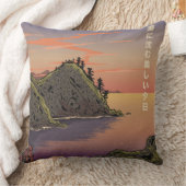 美しい海の夕日 クッション (ブランケット)