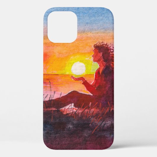 美しい海の夕焼け。ポートレート Case-Mate iPhoneケース (裏面)