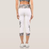 美しい海の女神マーメイドフローラ カプリレギンス (裏面)