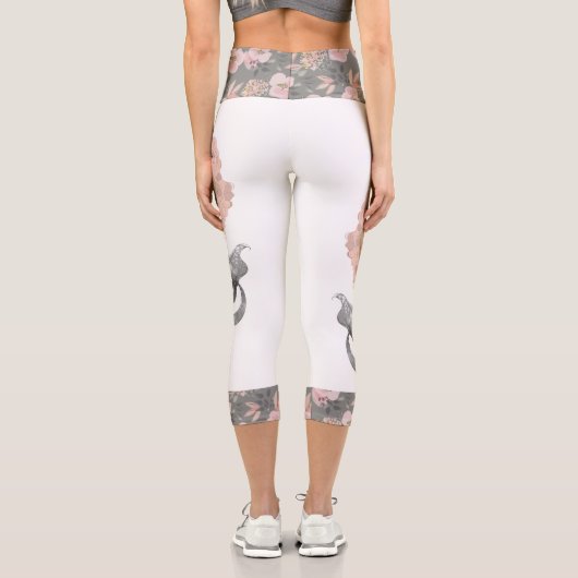 美しい海の女神マーメイドフローラ カプリレギンス (裏面)