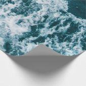 美しい海の波 ラッピングペーパー (角)