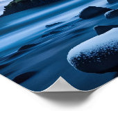 美しい海の風景やスケッチのポスター ポスター (角)