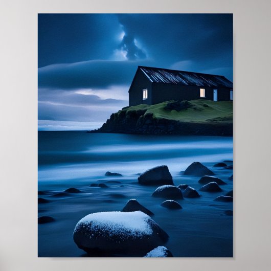 美しい海の風景やスケッチのポスター ポスター (正面)