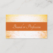 美しい海エレガントとピーチサンセット美しい 名刺 (正面)