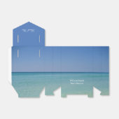 美しい海カスタム撮影ビーチパーティー フェイバーボックス (折り畳みなし)