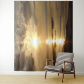 美しい海サンセットビローイングクラウドタペストリー タペストリー (インサイチュ)