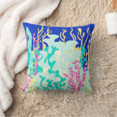 美しい海パターンデザイン。買今 クッション (ブランケット)