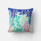 美しい海パターンデザイン。買今 クッション (正面)