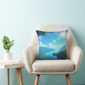 美しい海ビューピロークッション クッション (椅子)