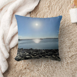 美しい海ブルーシーニック装飾用クッション クッション