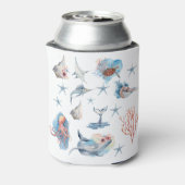 美しい海動物説明クーラーボックス 缶クーラー (缶裏面)