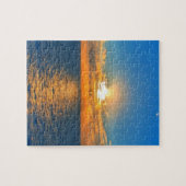 美しい海夕日 ジグソーパズル (横)