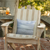 美しい海岸の波と海と空の写真 アウトドアクッション (椅子)