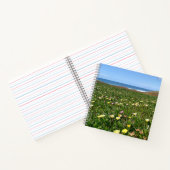 美しい海岸花/海ビューフォト ノートブック (内部)