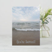 美しい海景の招待状 招待状 (スタンド正面)