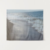 美しい海波写真織 タペストリー (正面(横))