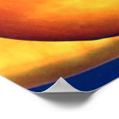 美しい海洋生物：ゴールデンクラゲ ポスター (角)