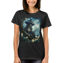 美しい海賊妖精の女性用Tシャツ